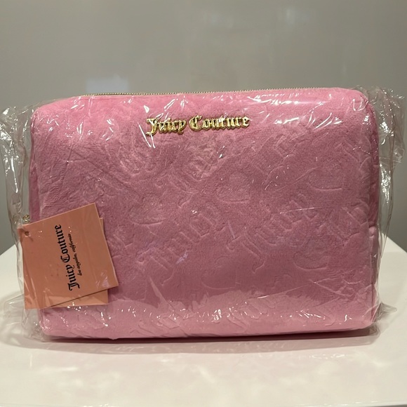 Juicy Couture Handbags - Juicy Couture Travel Cosmetic Bag NWT 9” x 7”